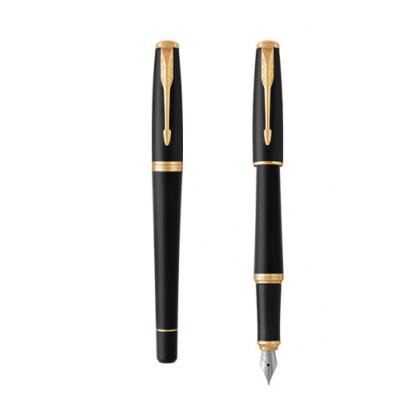 派克（PARKER）都市系列 磨砂黑金夹钢笔/墨水笔