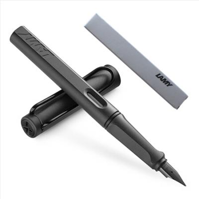 德国进口 凌美(LAMY)钢笔签字笔墨水笔Safari狩猎者礼品笔 磨砂黑F尖成人学生练字笔（德国银灰环保盒装） 价 　 格
