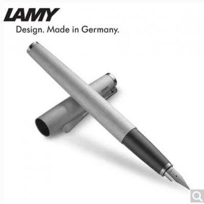 LAMY 凌美 演艺系列EF尖磨砂银色钢杆墨水笔 钢笔 65EF 0.5mm