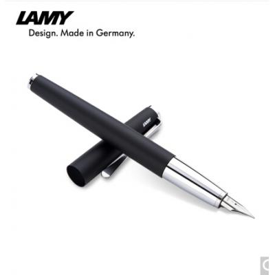 LAMY凌美演艺系列黑色磨砂墨水笔 办公练字用钢笔 EF笔尖