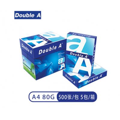  Double A 80g A4 复印纸 500张/包 5包/箱（2500张）